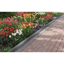14375 - interlocking steel edging strip in-situ